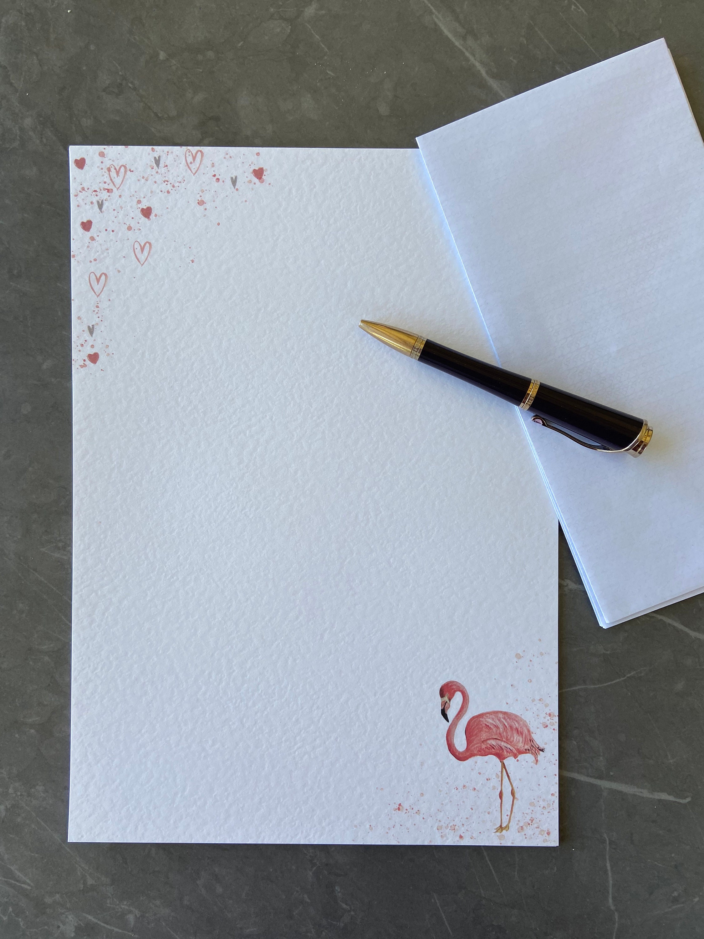 Personalised letter writing set picture