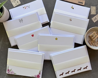 Note Cards, Set of Notecards, Correspondence Cards, Love Notes, Wedding Vows, Date Night, Thank You Cards
