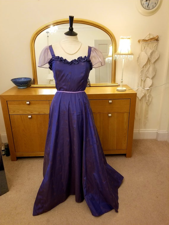 50's style prom dresses 1950s Satin;Lined Vintage 50s Pat Hartly Prom