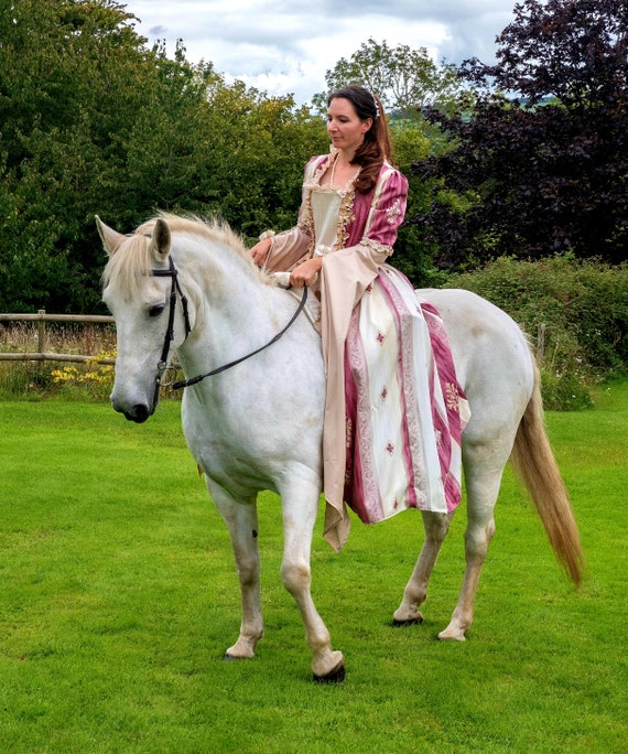 1700's Style Pannier Dress UK size 12