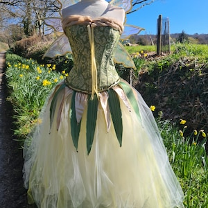 Daffodil Fairy Dress UK Größe 10