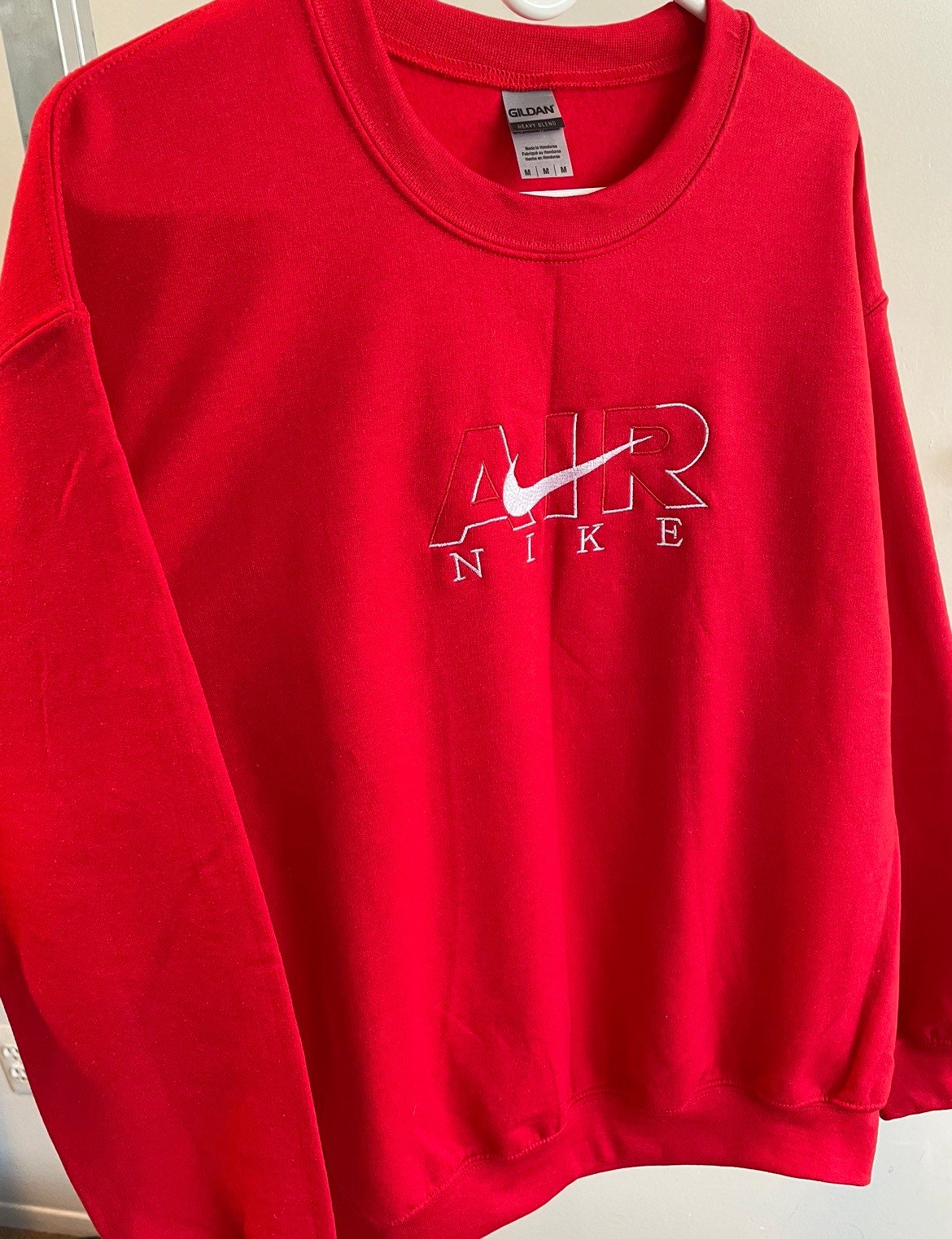 Embroidered Crewneck Etsy