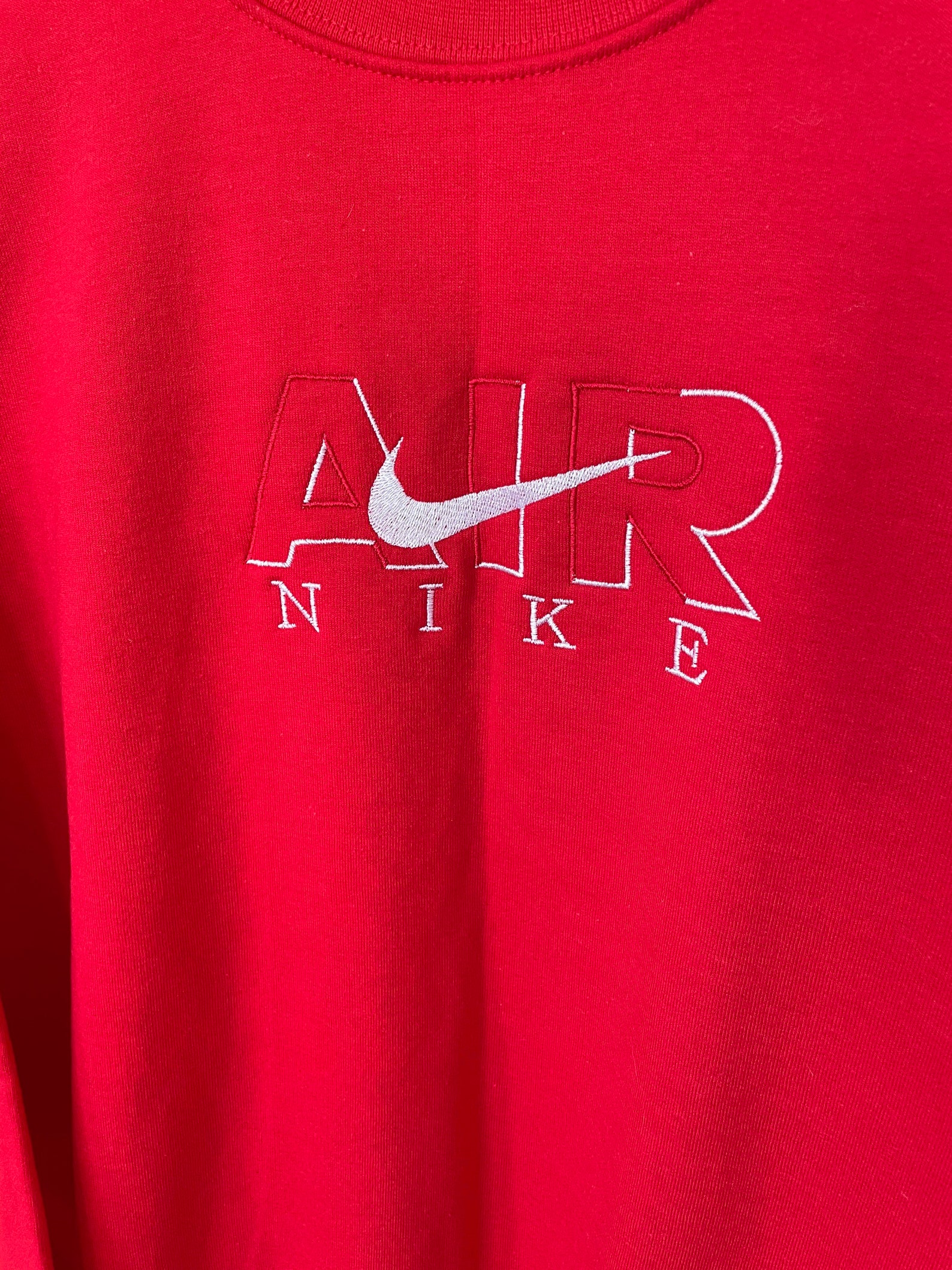 Embroidered Crewneck Etsy