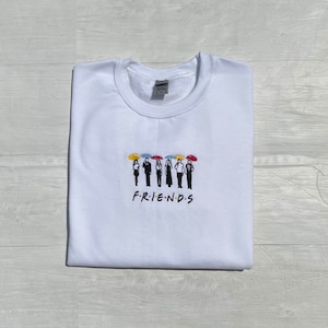 Friends embroidered crewneck