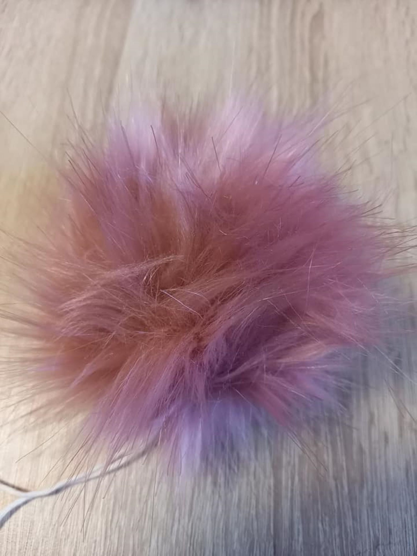 Faux fur pompoms 1 piece of pompom Handmade Fashion Etsy