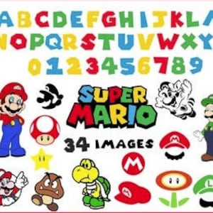 SUPER MARIO Luigi Inspired PNG svg eps files