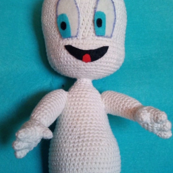 Casper Ghost amigurumi pattern in Spanish