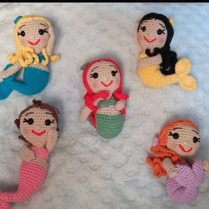 little mermaid amigurumi pattern 13 cm