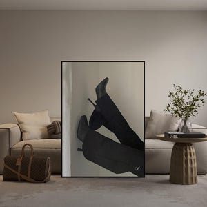 Luksusowy wydruk, Elegancki wydruk artystyczny, Drukowana sztuka ścienna, Nowoczesny wystrój domu, Elegancki obraz cyfrowy, Natychmiastowe pobieranie