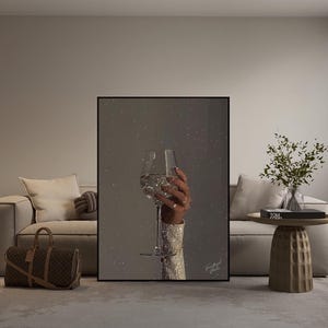 Luxus Wand Kunst Druck, Hypebeast Dekor, Luxus, digitale Malerei, modernes Haus Wandkunst, sofortiger Download, druckbare Wandkunst