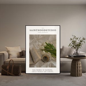 Positive Affirmation Poster, Growth Mindset, Affirmation Wall Art, Printable Art, Motivational Home Decor, Preppy Room Decor, Modern Decor