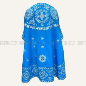 EMBROIDERED PRIEST&#39;S VESTMENTS. Lightweight greek style liturgical vestments. Greek style orthodox vestments. Machine embroidery