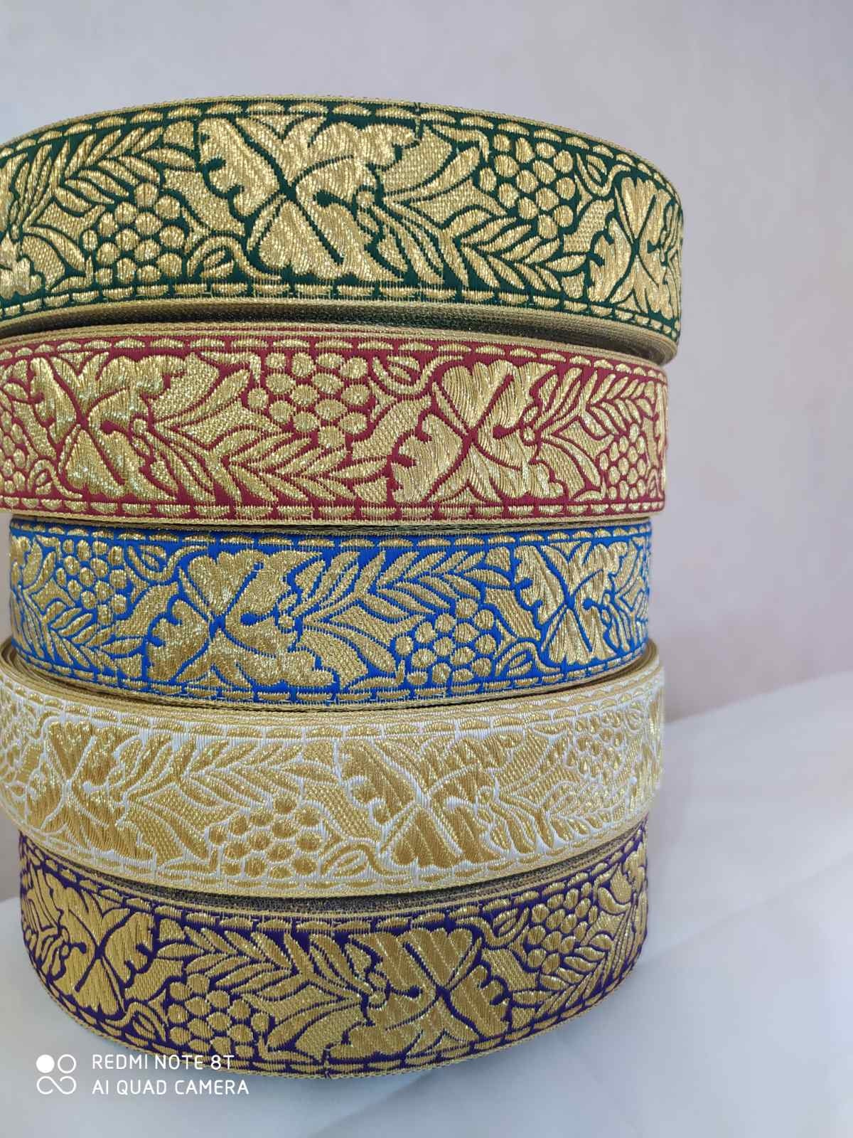 20 Meters Roll Liturgical Ribbon. Church Galoon 2.5cm (1
