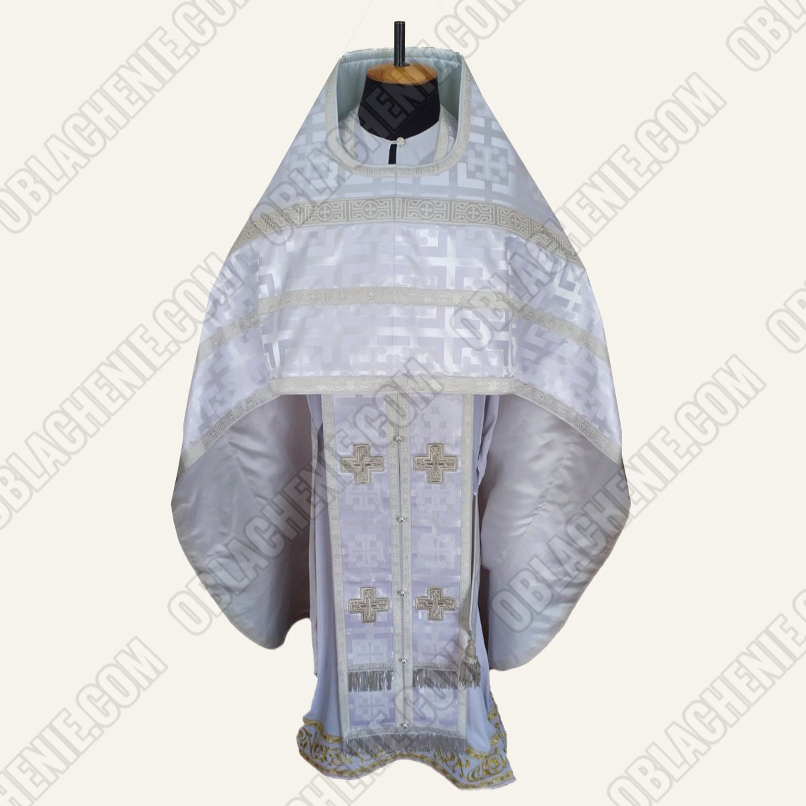 White Orthodox Priest Vestments. Lightweight Liturgical Vestments ...