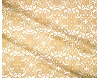 Metallisches griechisches Brokat. 145 cm Breite