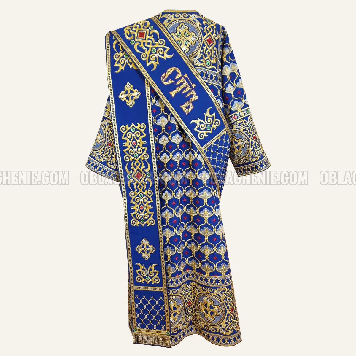 Blue Deacons Vestment. Deacon Set Vestment. Machine Etsy UK