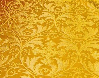 Kirchenstoff. Nichtmetallisches Brokat. Liturgische Brokat - viele Farben - Klerikal Stoff.  KLERITER KLEIDUNG. Kirchlicher Stoff für Priester Gewänder