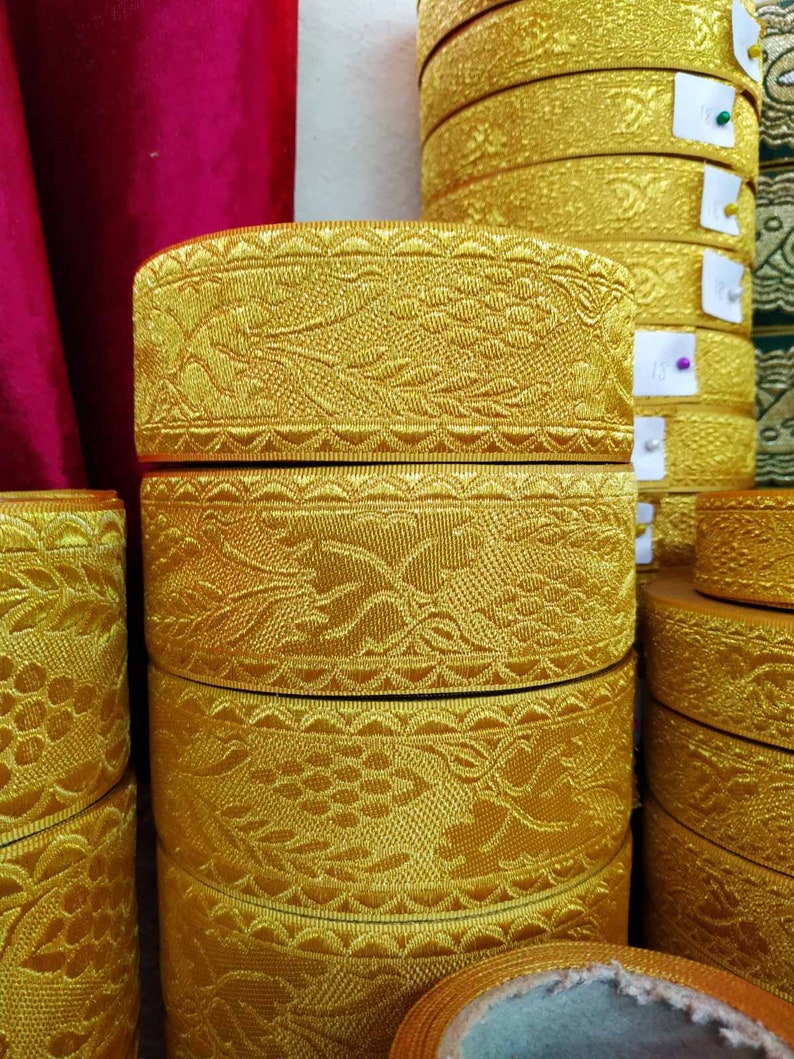 Vestment border trim 4 cm 2,36 Metallic gallon Church galoon 2.5cm 6 cm Jasquard gallon trim Greek gallon 1,57 1 ribbon