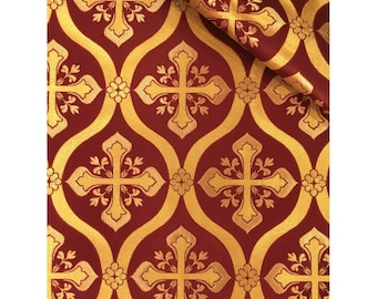 Broccato greco metallizzato. Larghezza 145 cm