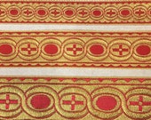 Greek gallon. Church galoon 2.5cm (1 quot ) 4 cm (1,57 quot ) 6 cm (2,36 quot ) Ribbon for vestments. any colors and size. Vestment border trim. Gallon