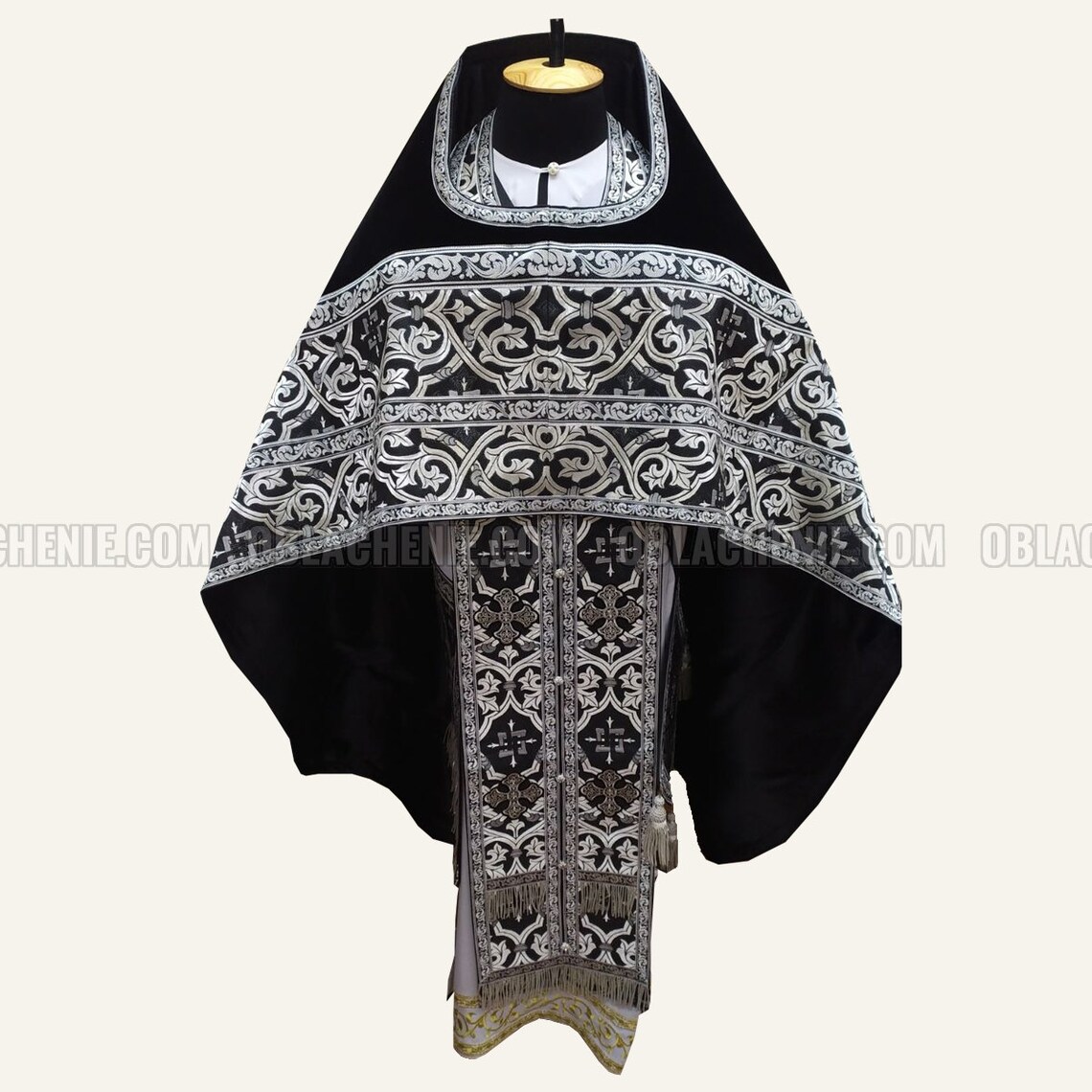 Black Orthodox Clerical Vestment. Priest Set Vestment. Etsy