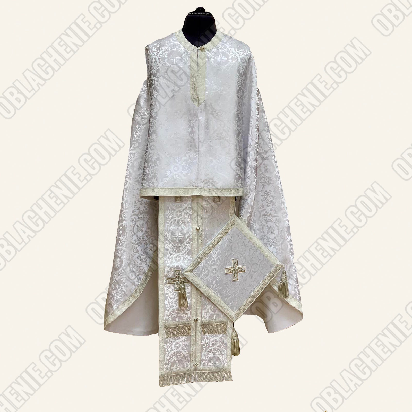 White Orthodox Priest Vestments. Lightweight Liturgical Vestments ...