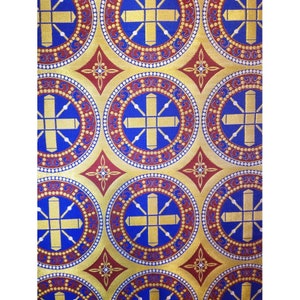 Metallic Greek brocade. 145 cm width