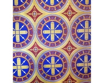 Metallisches griechisches Brokat. 145 cm Breite