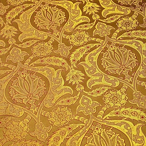 Church fabric. Nonmetallic brocade. Liturgical Brocade -many colors - Clerical Fabric.  CLERGY APPAREL. Church fabric for priest vestments