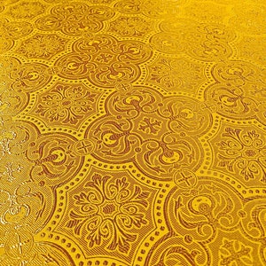 Church fabric. Nonmetallic brocade. Liturgical Brocade -many colors - Clerical Fabric.  CLERGY APPAREL. Church fabric for priest vestments