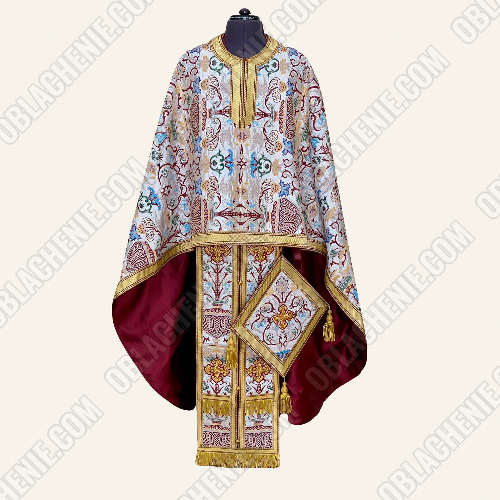 Greca Overcoat Greek Style Orthodox Priest Vestments. Metallic Brocade. Greek Style ...