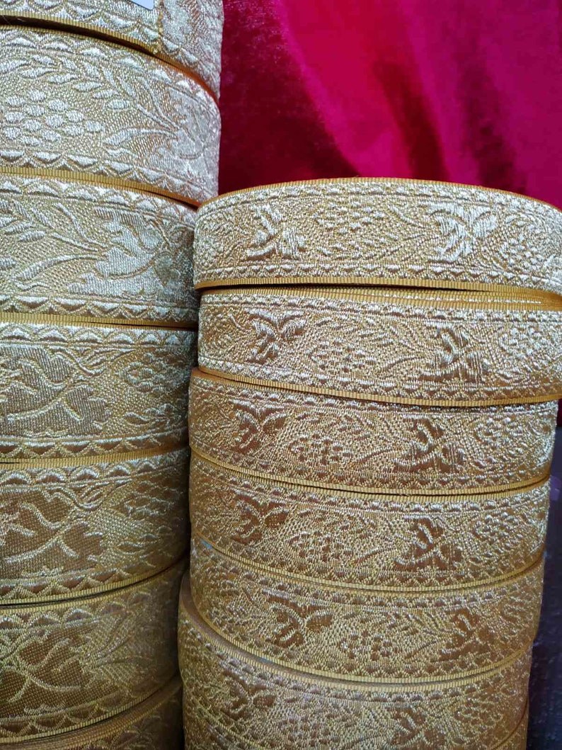 Vestment border trim 4 cm 2,36 Metallic gallon Church galoon 2.5cm 6 cm Jasquard gallon trim Greek gallon 1,57 1 ribbon