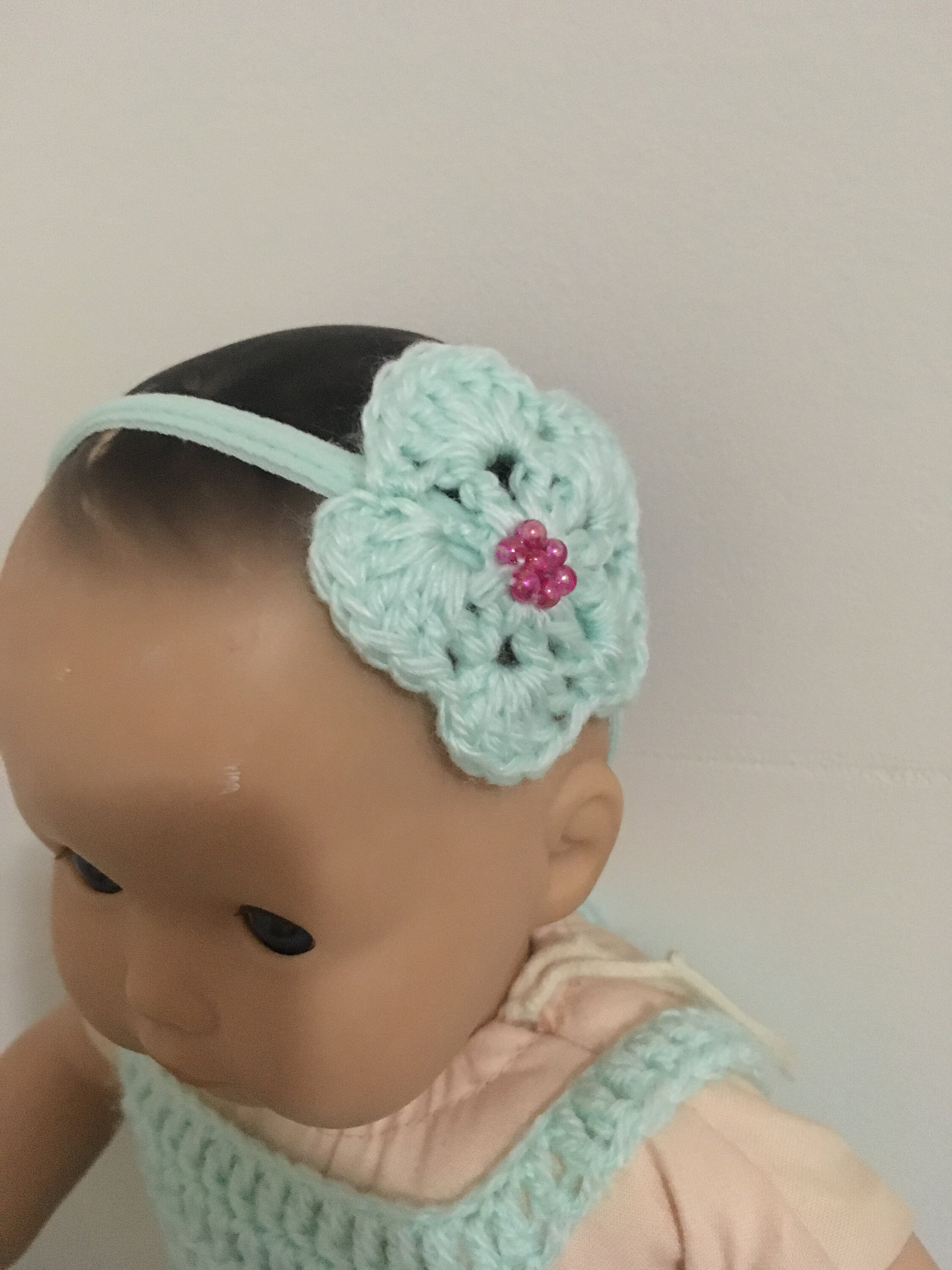 Handmade Dress and Matching Headband Fits 18 Doll and Baby Etsy UK