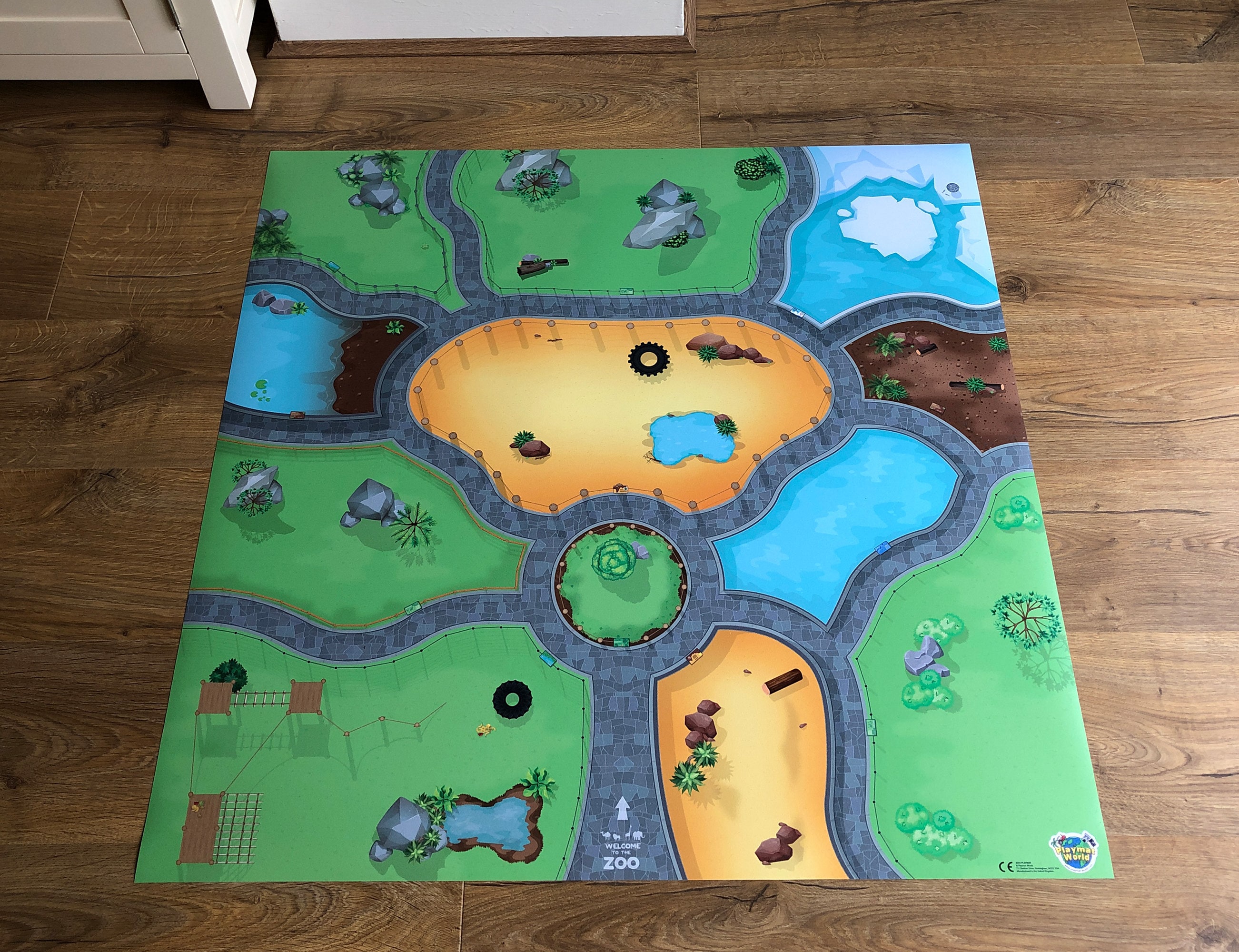 Large Zoo Playmat for Use With Playmobil Lego and Many Other - Etsy Large Zoo Playmat for Use With Playmobil Lego and Many Other - Etsy