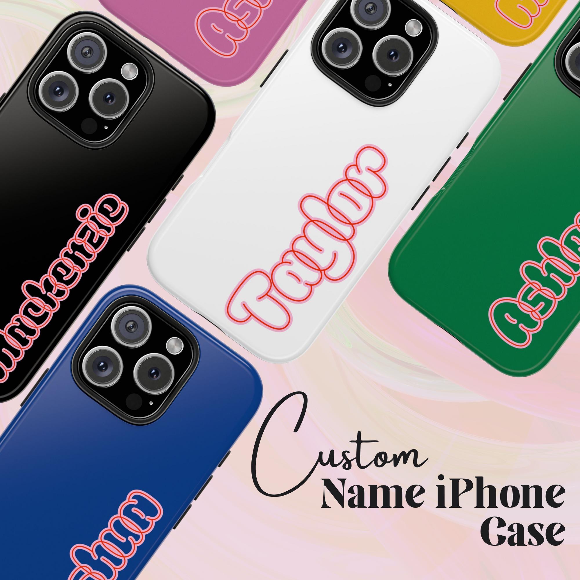 Phone Case Name Bubble - Etsy Phone Case Name Bubble - Etsy