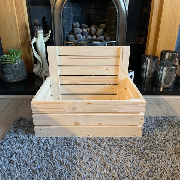 Wooden Craft Box Etsy