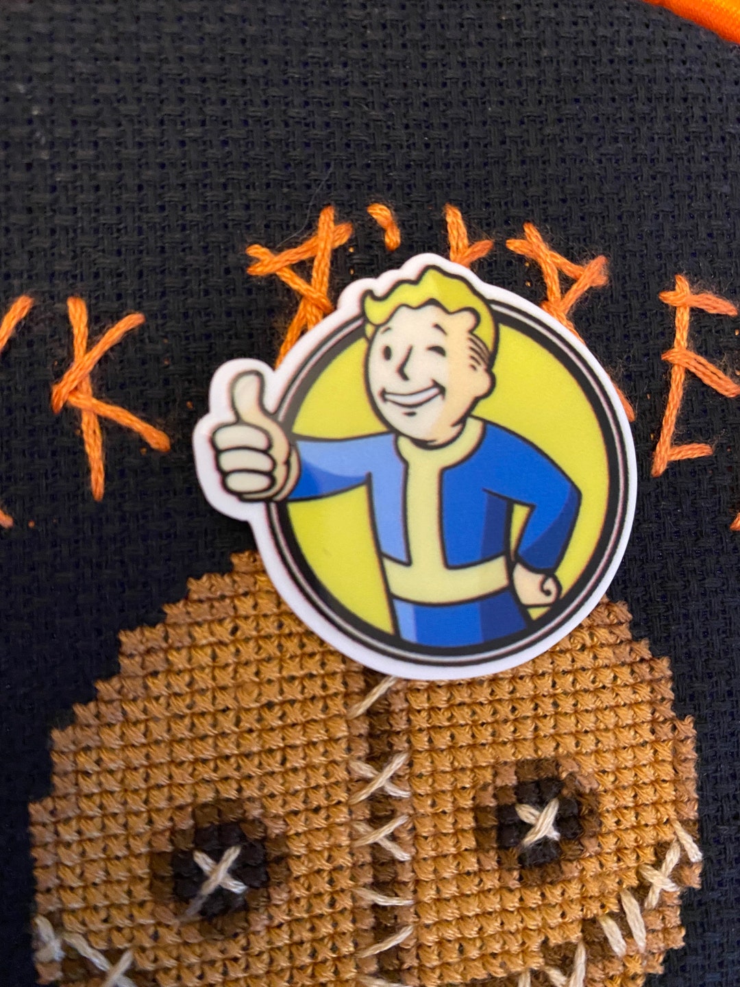 Fallout Vault Boy Needle Minder / Needle Nanny / Needle Keeper Etsy