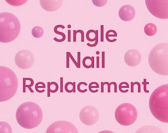 Single nail replacement | acrylic press on nail