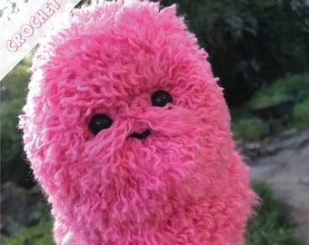 Floof Crochet pattern / Easy Crochet Amigurumi Pattern (Printable) / no sew / monster / beginner / diy / fun