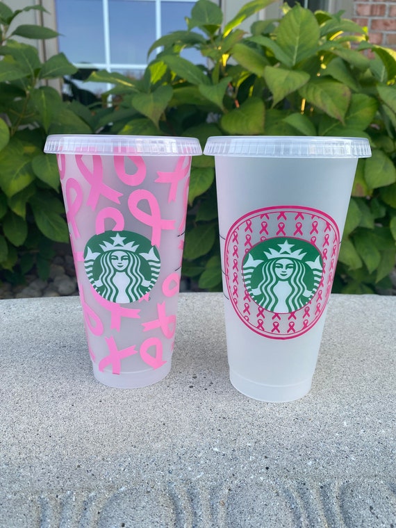 Pink Ribbon Venti Cup, Reusable Starbucks Venti Cup Breast Cancer  Awareness, Breast Cancer Awareness Tumbler, Pink Ribbon Cup, Starbucks Cup  - Etsy