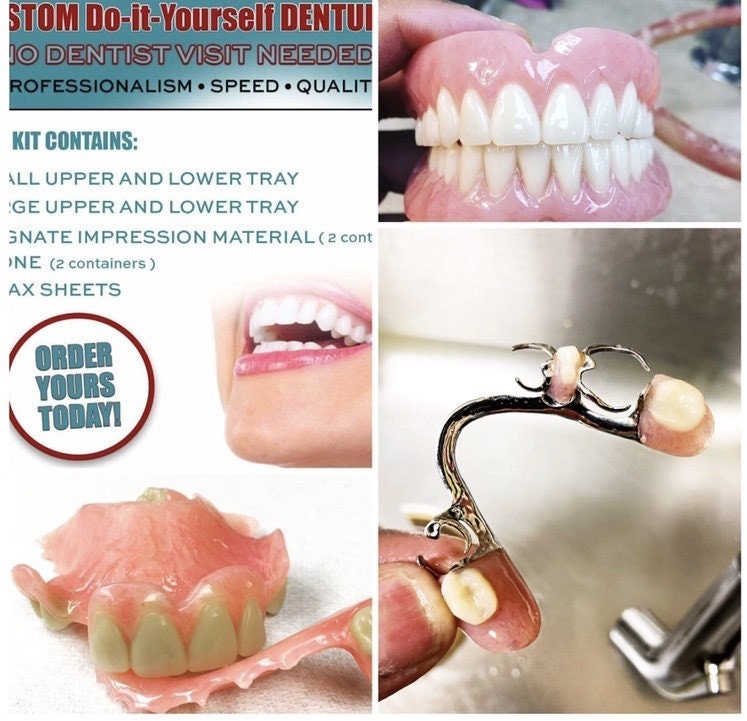 Dentures Horseshoe Custom Dentures Etsy