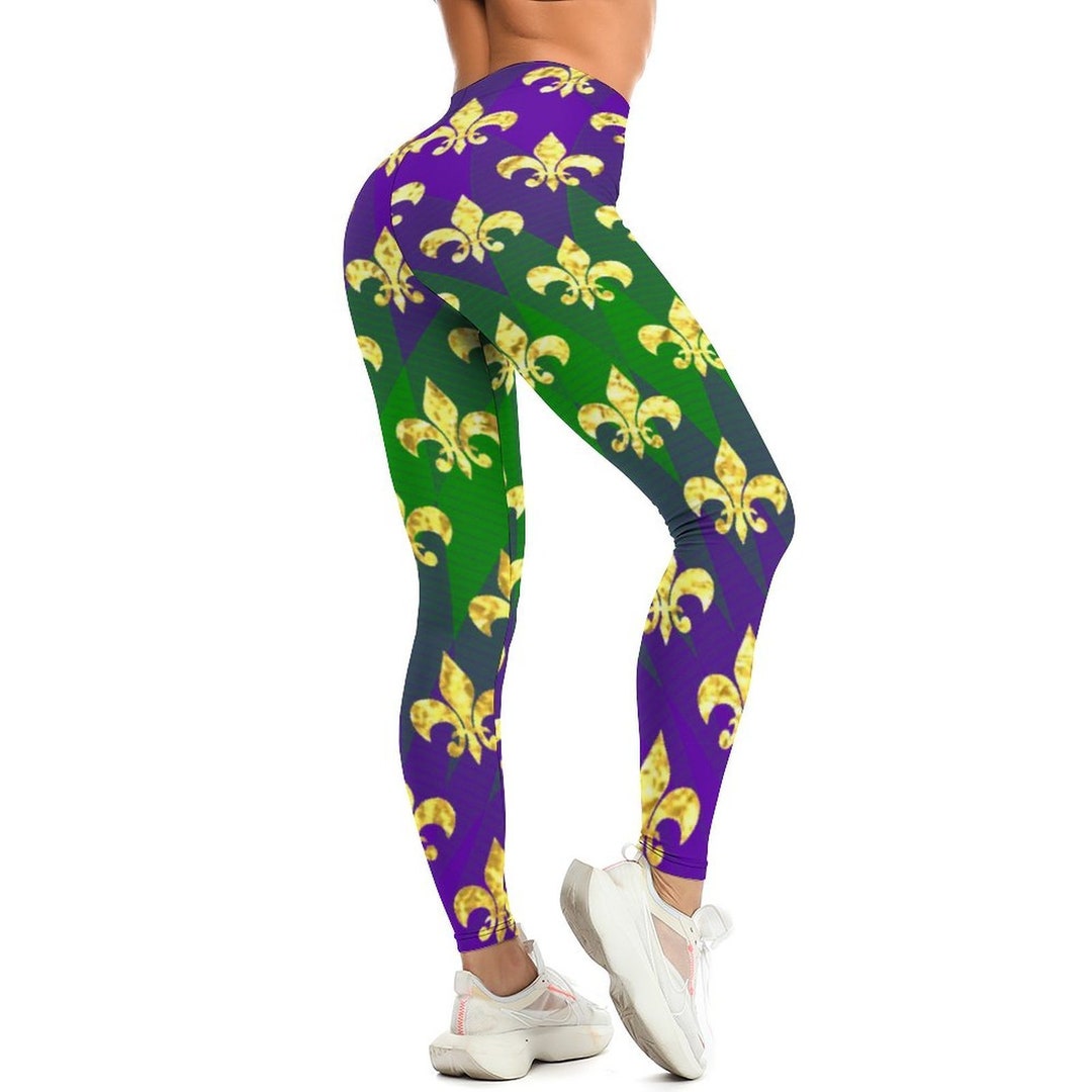 mardi gras tights