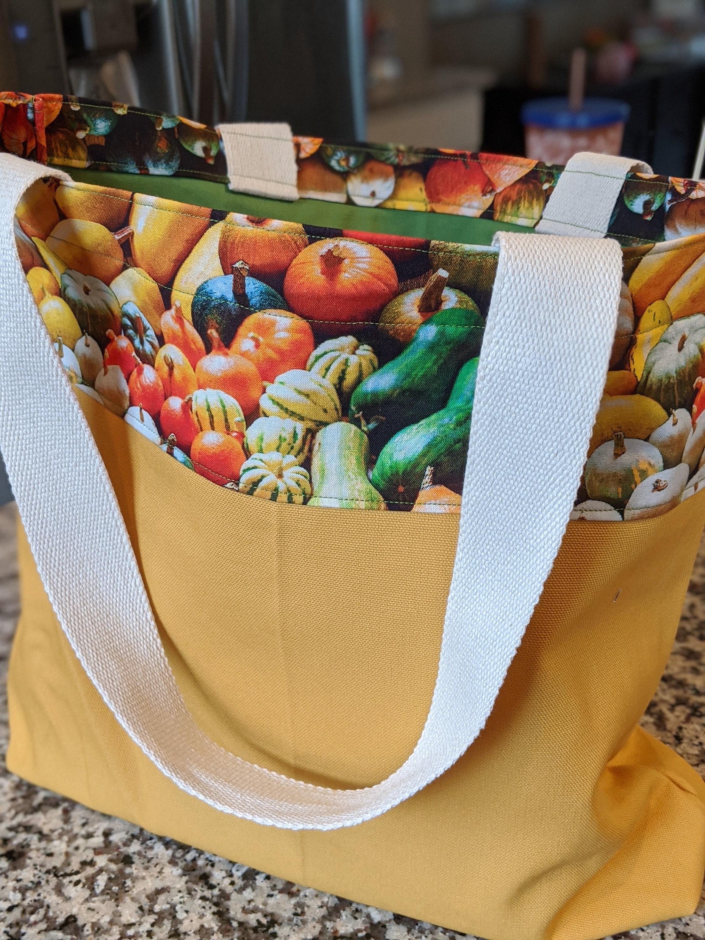 Farmers Market Tote Shopping Tote Library Book Bag Etsy UK