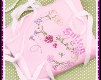 Personalized sweatshirts for your little girl!  Gorgeous floral font creating a special item just for her.