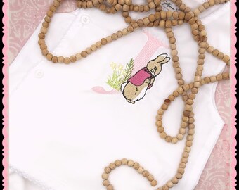 Classic, lined, Peter Rabbit and/or Cottontail two=piece diaper sets for your little's first Spring - also perfect for their first Easter!