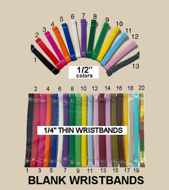 Pulseras 1/4 y 1/2. 4 delgados 4 - Etsy España