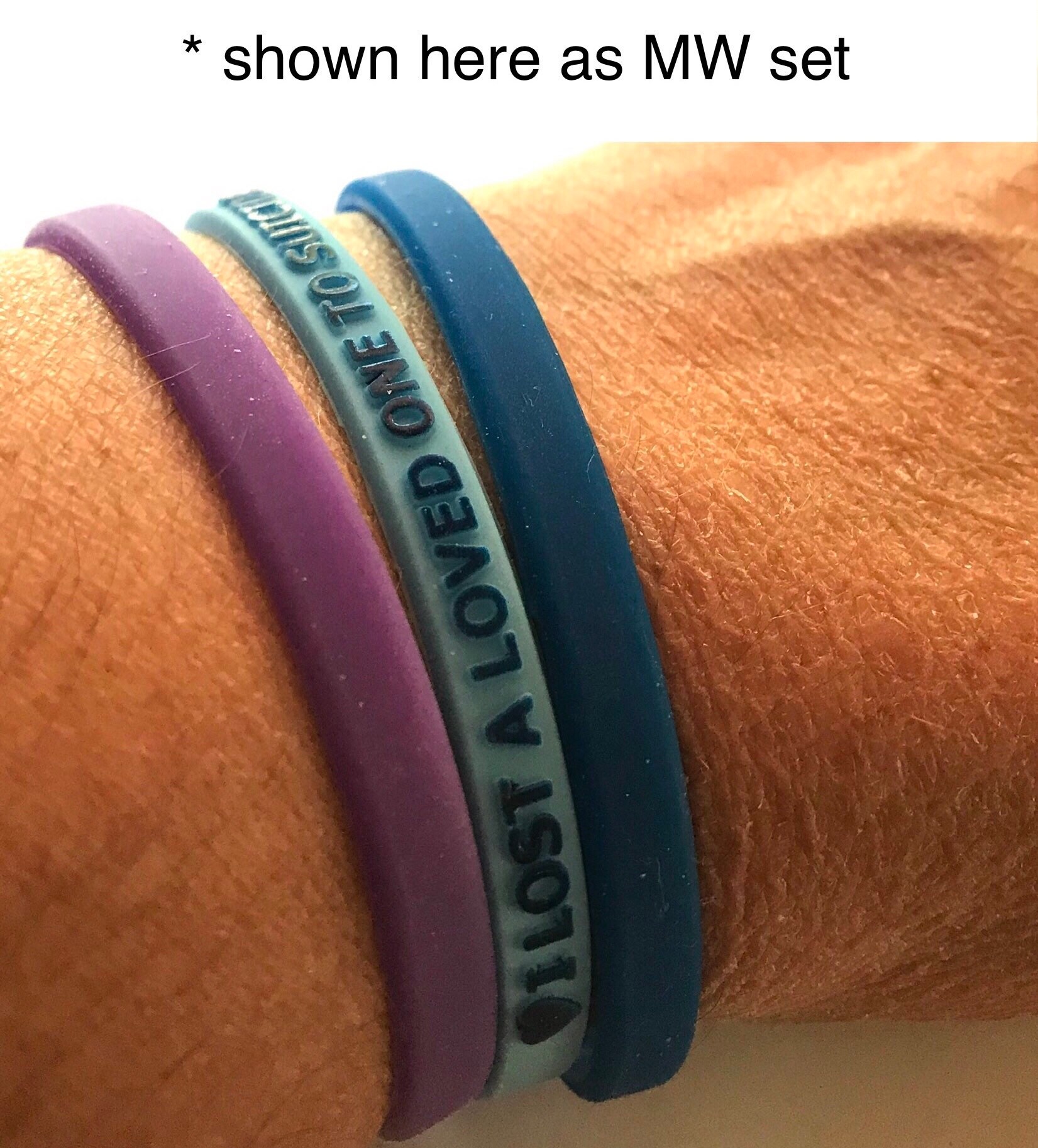 Multiple Color Wristbands. Choose 4 thin or 4 wide. Adult size Etsy