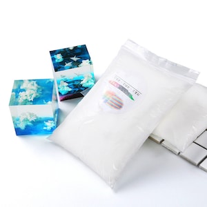 Diy diy white cloud filling crystal drops ornament accessories imitate cloud to make cloud mud