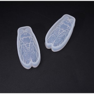 Diy crystal drip mold cicada silicone mold small accessories decoration pieces cicada silicone mold