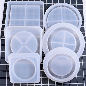 Diy crystal drops silica gel mould silica gel drops large ashtray stereo square diamond shaped bird&#39;s Nest large